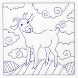 Whimsical Farm Life Quilting - Goat (Double Run)