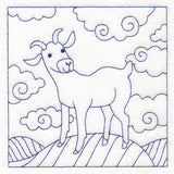 Whimsical Farm Life Quilting - Goat (Double Run)
