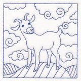 Whimsical Farm Life Quilting - Goat (Double Run)