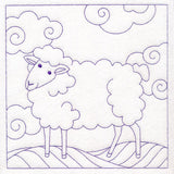 Whimsical Farm Life Quilting - Sheep (Double Run)