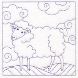 Whimsical Farm Life Quilting - Sheep (Double Run)