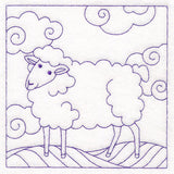 Whimsical Farm Life Quilting - Sheep (Double Run)