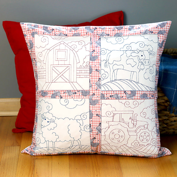 Whimsical Farm Life Quilting - Tractor (Double Run)