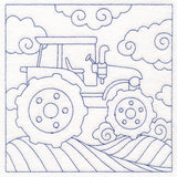 Whimsical Farm Life Quilting - Tractor (Double Run)