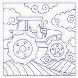 Whimsical Farm Life Quilting - Tractor (Double Run)