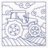 Whimsical Farm Life Quilting - Tractor (Double Run)
