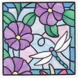 Stained Glass Garden - Petunias