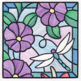 Stained Glass Garden - Petunias
