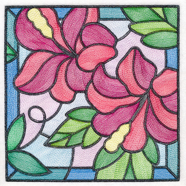 Stained Glass Garden - Hibiscus