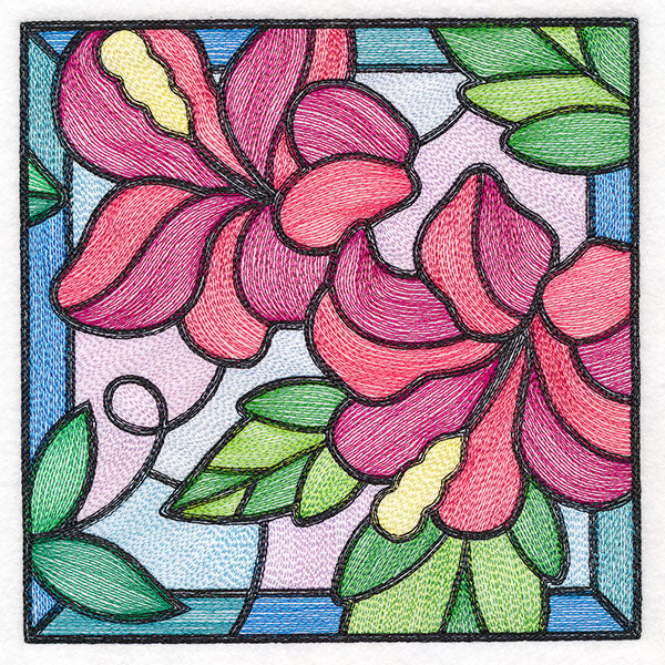 Stained Glass Garden - Hibiscus