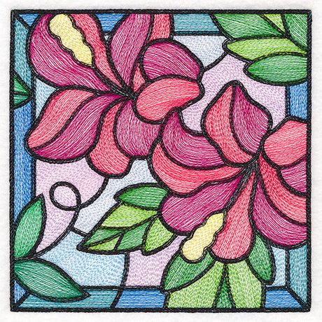 Stained Glass Garden - Hibiscus