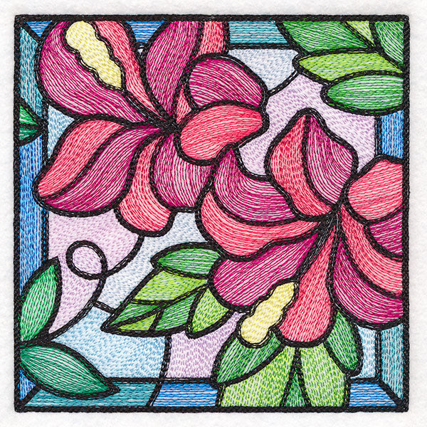 Stained Glass Garden - Hibiscus