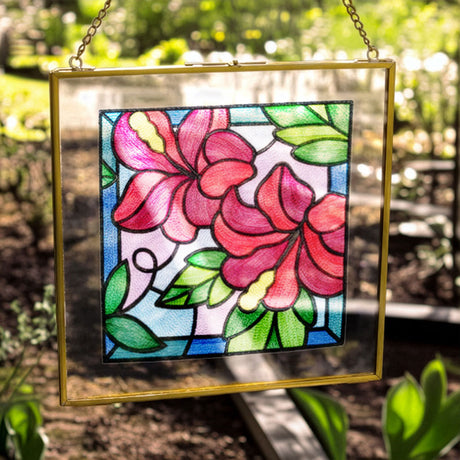 Stained Glass Garden - Hibiscus