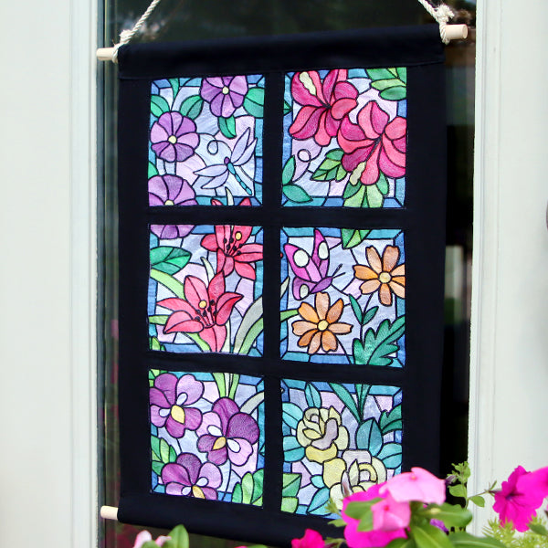 Stained Glass Garden - Lilies
