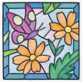 Stained Glass Garden - Asters