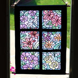 Stained Glass Garden - Roses