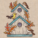 Rustic Autumn Birdhouse