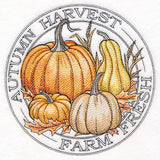 Autumn Harvest Pumpkins Stamp