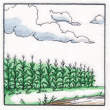 Fall on the Farm Scene - Corn Field