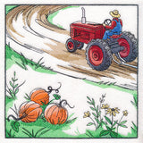 Fall on the Farm Scene - Tractor