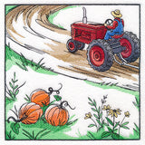 Fall on the Farm Scene - Tractor