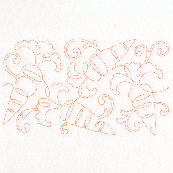 Autumn Harvest Carrots (Edge-to-Edge Quilting)