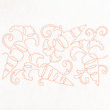 Autumn Harvest Carrots (Edge-to-Edge Quilting)