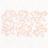 Autumn Harvest Carrots (Edge-to-Edge Quilting)