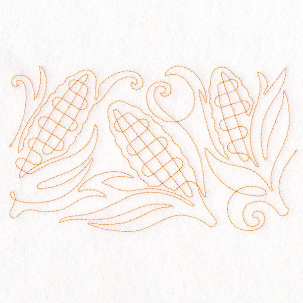 Autumn Harvest Corn (Edge-to-Edge Quilting)