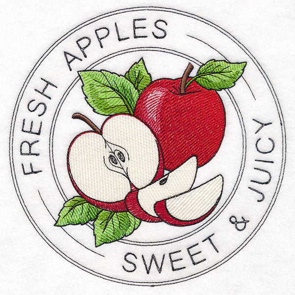 Sweet & Juicy Fresh Apples Stamp