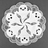 One for the Boos Ghost Doily (Organza)