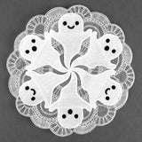 One for the Boos Ghost Doily (Organza)