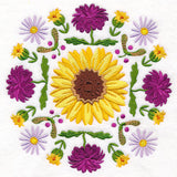 Fall Flowers Medallion