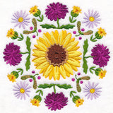 Fall Flowers Medallion