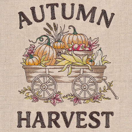 Autumn Harvest Bounty Wagon