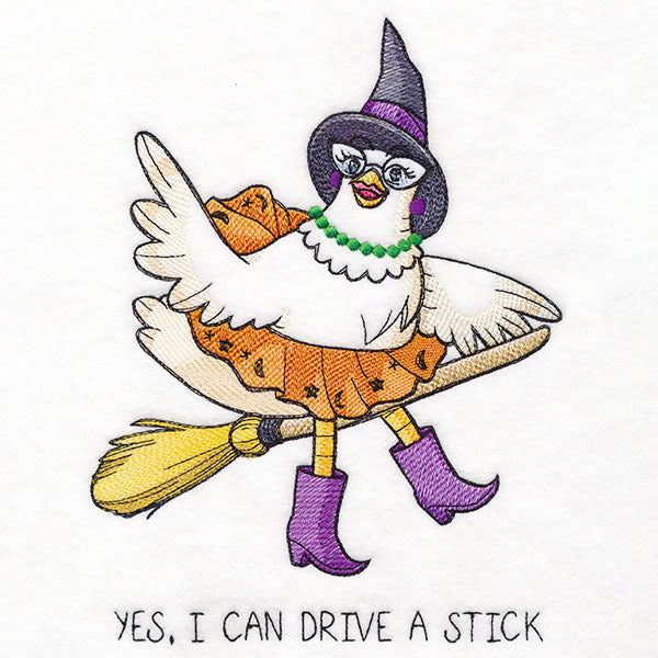 Yes I Can Drive a Stick Chicken