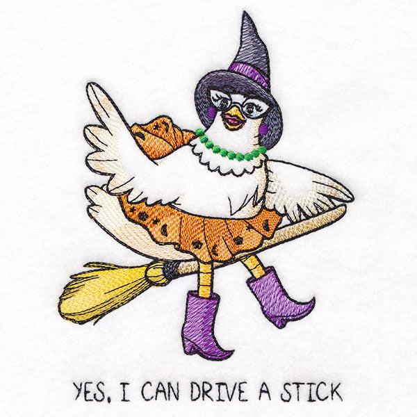 Yes I Can Drive a Stick Chicken