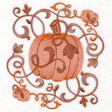 Festive Filigree Pumpkin Pillow Feature