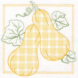Retro Gingham Fruit - Squash