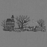 Haunted House Etching Border