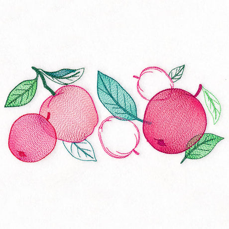 Festive Harvest Apples Border