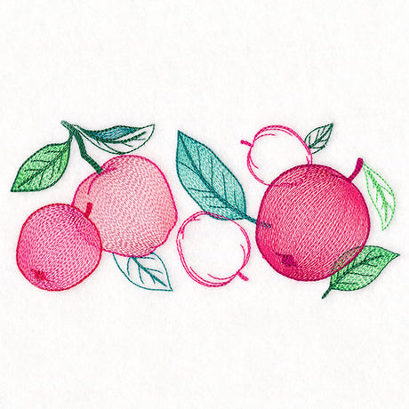 Festive Harvest Apples Border