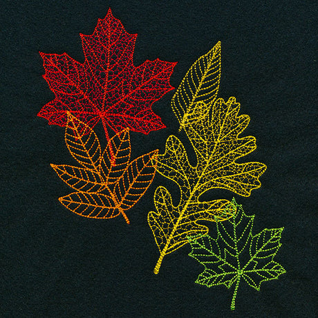 Vibrant Autumn Leaf Spray