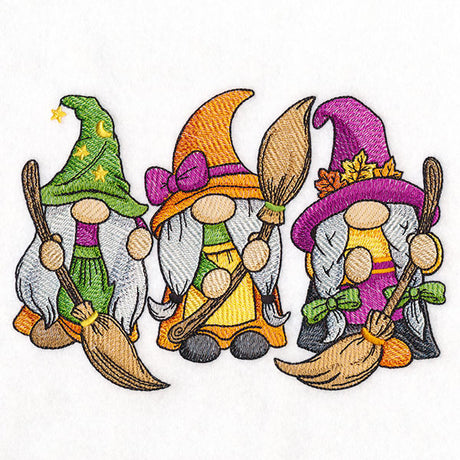 Witchy Halloween Gnomes Trio