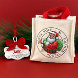 North Pole Postal Service Santa Stamp