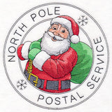 North Pole Postal Service Santa Stamp