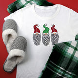 Christmas Pinecone Gnomes Trio