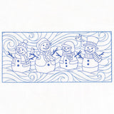 Wild Winter Snowmen Border (Double Run)