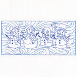 Wild Winter Snowmen Border (Double Run)