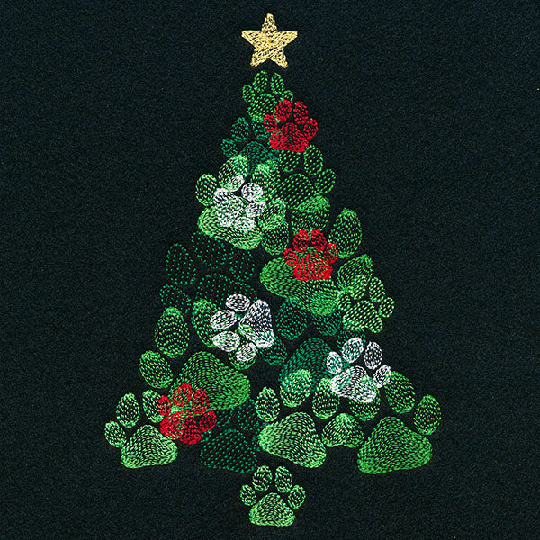 Paws of Good Cheer Christmas Tree